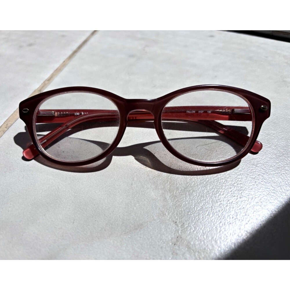 kate spade CALYER Cat Eye nectar Frames Burgundy Plastic Full Rim Lot of 3